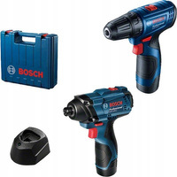 Bosch Zestaw Wkrętarka GDR120-LI Klucz GSR 120-Li 12V 2x2Ah GBA 06019G8023