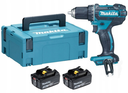 Makita Wiertarko Wkrętarka LXT 18V 62Nm 2x3Ah BL1830 MAKPAC DDF482ZJ