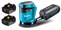 Makita Aku Szlifierka Mimośrodowa LXT 18V 125 mm 2x3Ah BL1830 DBO180Z