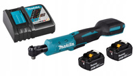 Makita Aku Klucz Udarowy Zapadkowy LXT 18V 2x5Ah BL1850 DC18RC DWR180Z