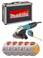 Makita Szlifierka 720W 125MM 5x Tarcza Walizka GA5030R Miara 3,5M B-57130