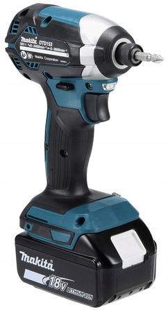 Makita Aku Wkrętarka Zakrętarka 18V LXT 170Nm 2x5Ah BL1850 DC18RC DTD153Z