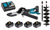 Makita Wiertnica Glebowa 4x6Ah BL1860 DC18RC Świder 200/800mm DDG461Z XXL