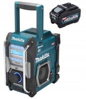 Makita Radio Budowlane Bluetooth FM DAB+ 40V 1x5Ah BL4050 MR004G