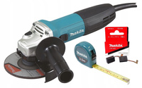 Makita Szlifierka Kątowa 720W Szczotki CB-459 GA5030R Miara 3,5M B-57130