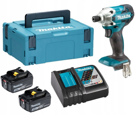 Makita Wkrętarka Zakrętarka Klucz Udarowy 2x3Ah BL1830 DC18RC DTD156ZJ