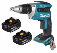 Makita Aku Wkrętarka Regips Do Płyt Karton Gips LXT18V 2x3Ah BL1830 DFS452Z