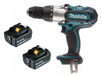 Makita Aku Wiertarko Wkrętarka Udarowa LXT 18V 80Nm 2x5Ah BL1850 DHP451Z