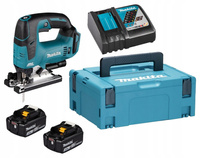 Makita Aku Wyrzynarka 3500 Obr/min 18V LXT 2x3Ah DC18RC BL1830 DJV182ZJ