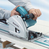 Makita Pilarka Zagłębiarka 1300W 165MM Szyna 1M SP6000 Miara 3,5M B-57130