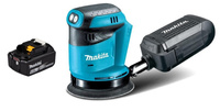 Makita Aku Szlifierka Mimośrodowa LXT 18V 125 mm 1x6Ah BL1860 DBO180Z