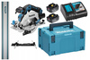 Makita Piła Tarczowa 18V 2x6Ah BL1860 DC18RC Adapter Szyna 1,5M DHS680ZJ