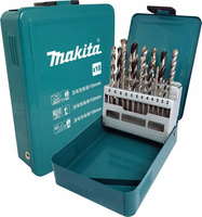 MAKITA D-46202 Zestaw wierteł do metalu drewna cegły betonu 18 szt.