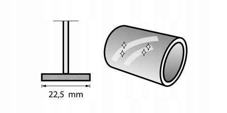 Dremel 425 Tarcza Polerska 22,5 mm x 3,2 mm 4 sztuki 26150425JA