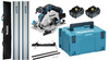 Makita Piła 2x5Ah BL1850 Adapter łącznik Torba Szyna 2x1,5M DHS680ZJ