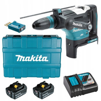 Makita Aku Młot Udarowy SDS MAX 36V Walizka 2x5Ah BL1850 DC18RC DHR400ZKUN