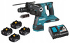 Makita Wiertarka Młotowiertarka SDS Plus 36V 4x3Ah BL1830 DC18RC DHR281Z