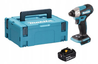 Makita Aku Wkrętarka Zakrętarka 18V LXT 1/4 140Nm 1x6Ah BL1860 DTD157ZJ