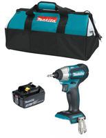 Makita Aku Wkrętarka Zakrętarka Udarowa LXT 18V 1x3Ah BL1830 Torba DTD155Z