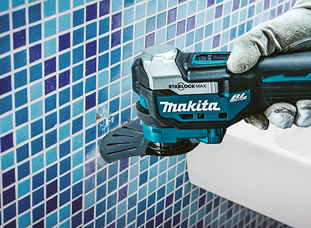Makita Szlifierka Wielofunkcy 1x5Ah DC18RC DTM52ZJ