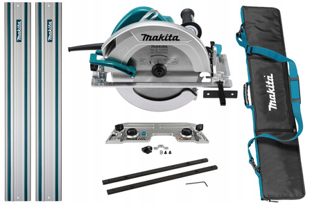 Makita Piła 2000W Torba Łącznik 198885 Adapter 198570 2x Szyna 1M HS0600