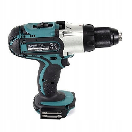 Makita Akumulatorowa Wiertarko Wkrętarka 18V 2x5Ah BL1850 DC18RC DDF451Z