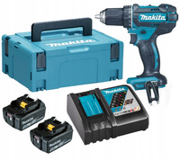 Makita Wiertarko Wkrętarka LXT 18V 62Nm 2x5Ah BL1850 DC18RC MAKPAC DDF482ZJ