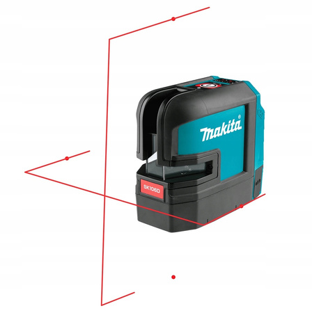 Makita Laser Krzyżowy Krzyżowo Punktowy Czerwony CXT 12V 25M Body SK106DZ