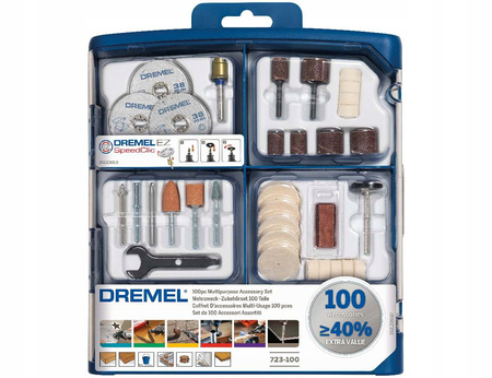 Dremel 2615S723JA 100 el. 723-100 Zestaw akcesoriów do szlifierki