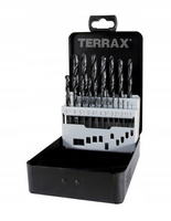 TERRAX Zestaw wierteł do metalu 1-13 mm 25 szt.