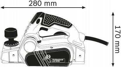 Strug elektryczny Bosch Professional GHO 26-82 D