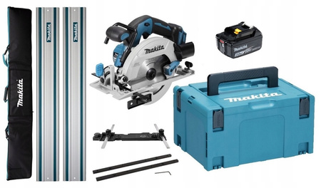 Makita Piła 1x3Ah BL1830 Adapter łącznik Torba Szyna 2x1,5M DHS680ZJ