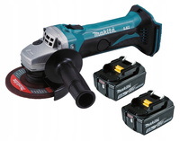 Makita Aku Szlifierka Kątowa LXT 18V 115MM 2x3Ah BL1830 DGA452Z