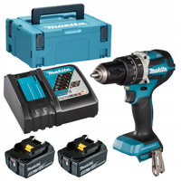 Makita Aku Wiertarko Wkrętarka Udarowa Udar 18 2x5Ah BL1850 DC18RC DHP484ZJ