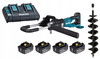 Makita Wiertnica Glebowa 36V 4x6Ah BL1860 DC18RD Świder 150/800mm DDG461Z