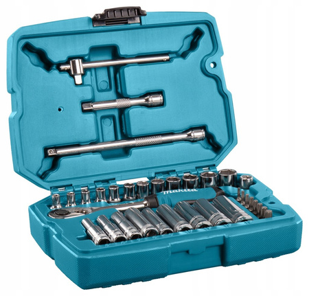 Makita Zestaw Kluczy Nasadowych Klucz 1/4" B-65567