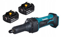 Makita Aku Szlifierka Prosta LXT 18V 6 mm 2x3Ah BL1830 DGD800Z