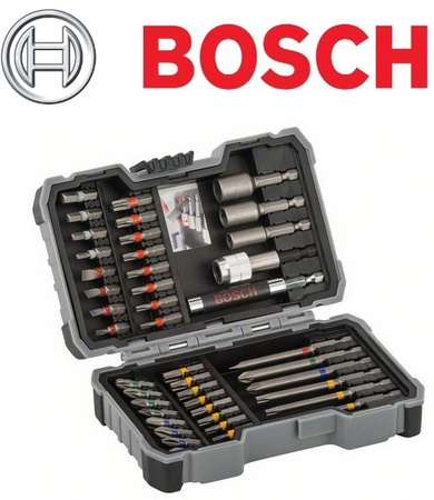 Bosch 2607017164 Zestaw Bitów nasadek mieszany 43-ELEM.+uchwyty magnetyczne