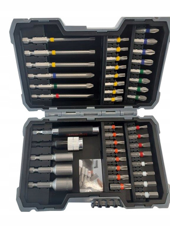 Bosch 2607017164 Zestaw Bitów nasadek mieszany 43-ELEM.+uchwyty magnetyczne