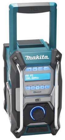 Makita Radio Budowlane Bluetooth FM DAB+ 18V 1x5Ah BL1850 DC18RC MR004G