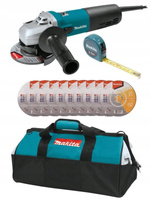 Makita Szlifierka 230V 1400W Tarcza 10x Torba 9565CVR Miara 3,5M B-57130