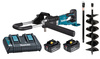 Makita Wiertnica Glebowa 2x6Ah BL1860 DC18RD Świder 200/800mm DDG461Z XXL