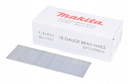 MAKITA GWOŹDZIE SZPILK AF506 505 F-31931 40MM 5000