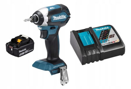 Makita Aku Wkrętarka Zakrętarka 18V LXT 170Nm 1x5Ah BL1850 DC18RC DTD153Z