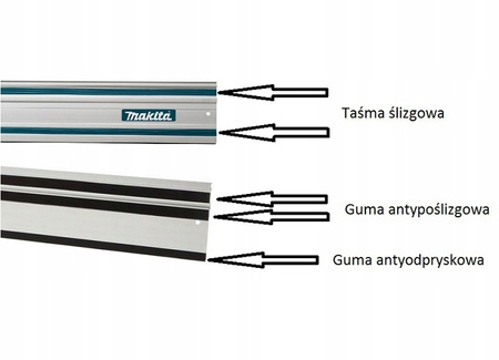 MAKITA GUMA ANTYODPRYSKOWA DO SZYNY SP6000 3m