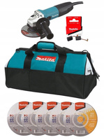 Makita Szlifierka 5x Tarcza Torba Szczotki GA5030R