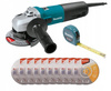 Makita Szlifierka Kątowa 230V 1400W Tarcza 10x 9565CVR Miara 3,5M B-57130