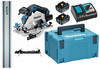 Makita Piła Tarczowa 18V 2x5Ah BL1850 DC18RC Adapter Szyna 1,5M DHS680ZJ