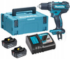 Makita Wiertarko Wkrętarka LXT 18V 62Nm 2x3Ah BL1830 DC18RC MAKPAC DDF482ZJ