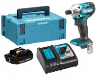 Makita Wkrętarka Zakrętarka Klucz Udarowy 1x2Ah BL1820 DC18RC DTD156ZJ